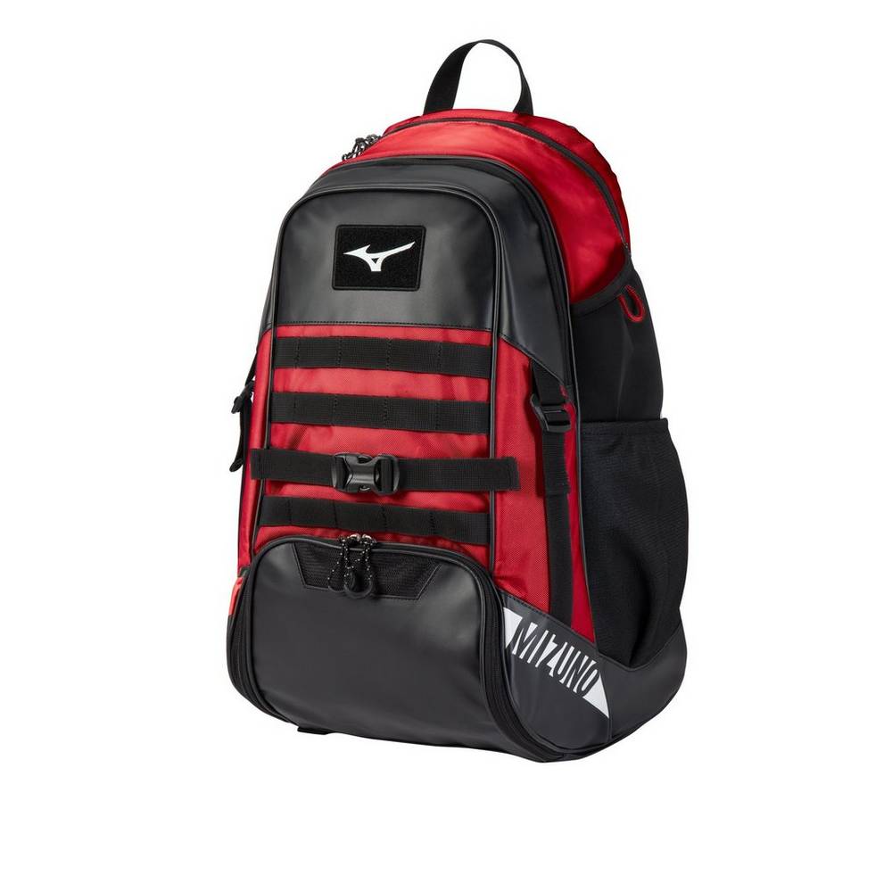 Mochila Mizuno Beisbol MVP X Para Mujer Negros/Rojos 2735160-DR