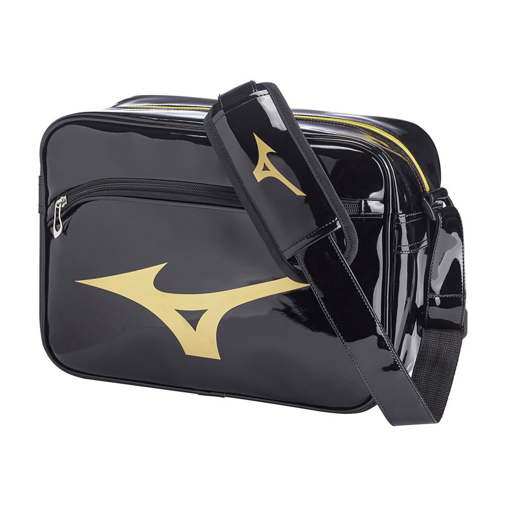 Mochila Mizuno RB Enamel M Para Mujer Negros/Dorados 9238154-YX